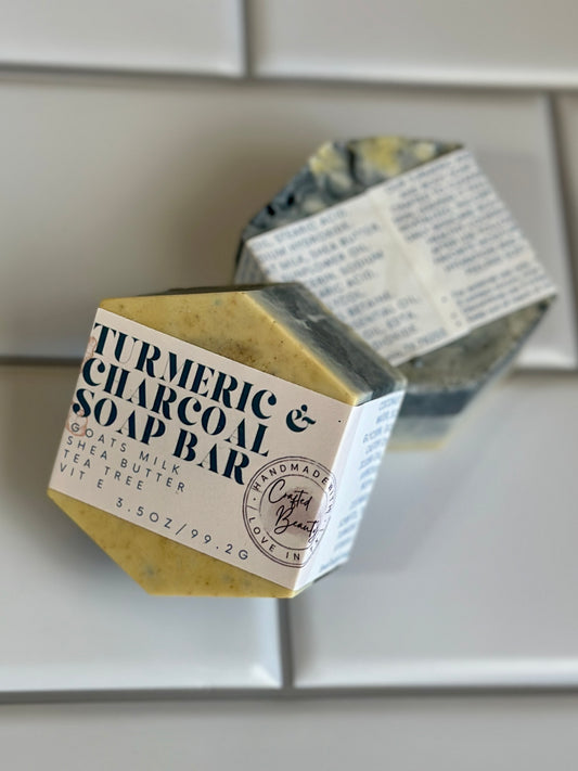 Turmeric and Charcoal Soap Bar