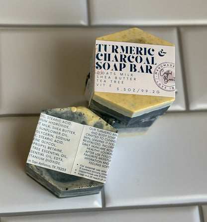 Turmeric and Charcoal Soap Bar